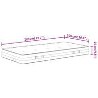 Thumbnail for Matratze Taschenfederkern Mittelfest 100x200 cm