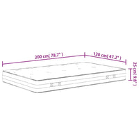 Thumbnail for Matratze Taschenfederkern Mittelfest 120x200 cm