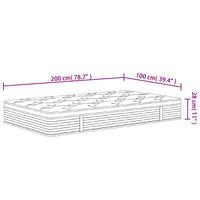 Thumbnail for Matratze Taschenfederkern Medium Plus 100x200 cm