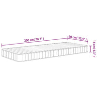 Thumbnail for Matratze Schaumstoff Mittelweich 90x200 cm