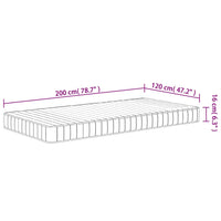 Thumbnail for Matratze Schaumstoff Mittelweich 120x200 cm