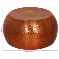 Thumbnail for Couchtisch Messing Ø55x28 cm Aluminium
