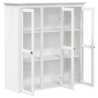 Thumbnail for Highboard BODO Weiß 115,5x43x200,5 cm Massivholz Kiefer