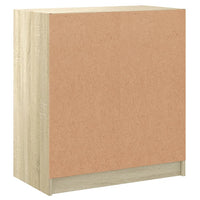 Thumbnail for Beistellschrank mit Glastüren Sonoma-Eiche 68x37x75,5 cm