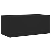 Thumbnail for Couchtisch mit Glastüren Schwarz 102x50x42 cm