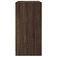 Thumbnail for Beistellschrank mit Glastüren Braun Eichen-Optik 68x37x75,5 cm