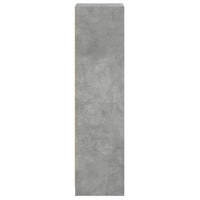 Thumbnail for Highboard mit Glastüren Betongrau 35x37x142 cm