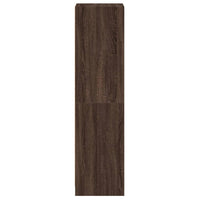 Thumbnail for Highboard mit Glastür Braun Eichen-Optik 35x37x142 cm