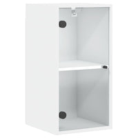 Thumbnail for Wandschrank mit Glastüren Weiß 35x37x68,5 cm