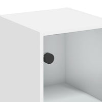 Thumbnail for Wandschrank mit Glastüren Weiß 35x37x68,5 cm