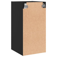Thumbnail for Wandschrank mit Glastüren Schwarz 35x37x68,5 cm