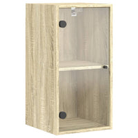 Thumbnail for Wandschrank mit Glastüren Sonoma-Eiche 35x37x68,5 cm