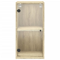 Thumbnail for Wandschrank mit Glastüren Sonoma-Eiche 35x37x68,5 cm