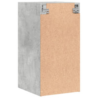 Thumbnail for Wandschrank mit Glastüren Betongrau 35x37x68,5 cm