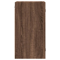 Thumbnail for Wandschrank mit Glastüren Braun Eichen-Optik 35x37x68,5 cm