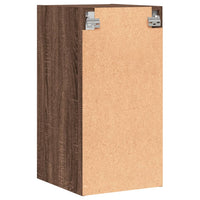 Thumbnail for Wandschrank mit Glastüren Braun Eichen-Optik 35x37x68,5 cm