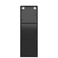Thumbnail for Wandschrank mit Glastüren Schwarz 35x37x100 cm