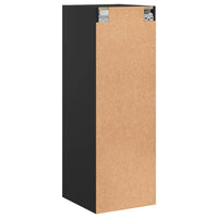 Thumbnail for Wandschrank mit Glastüren Schwarz 35x37x100 cm