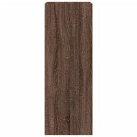Thumbnail for Wandschrank mit Glastüren Braun Eichen-Optik 35x37x100 cm