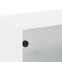 Thumbnail for Wandschrank mit Glastüren Weiß 68x37x68,5 cm