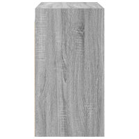 Thumbnail for Wandschrank mit Glastüren Grau Sonoma 68x37x68,5 cm