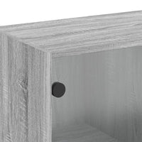 Thumbnail for Wandschrank mit Glastüren Grau Sonoma 68x37x68,5 cm