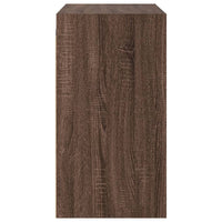 Thumbnail for Wandschrank mit Glastüren Braun Eichen-Optik 68x37x68,5 cm