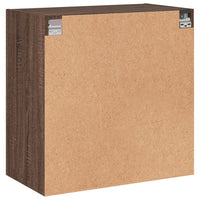 Thumbnail for Wandschrank mit Glastüren Braun Eichen-Optik 68x37x68,5 cm