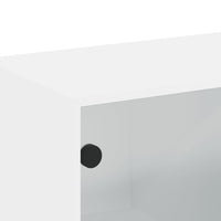 Thumbnail for Wandschränke mit Glastüren 2 Stk. Weiß 68,5x37x35 cm