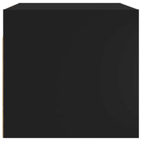 Thumbnail for Wandschrank mit Glastüren Schwarz 68,5x37x35 cm