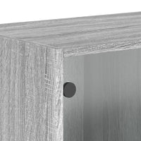 Thumbnail for Wandschrank mit Glastüren Grau Sonoma 68,5x37x35 cm