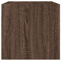Thumbnail for Wandschrank mit Glastüren Braun Eichen-Optik 68,5x37x35 cm