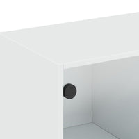 Thumbnail for Wandschrank mit Glastüren Weiß 102x37x35 cm