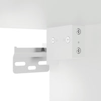 Thumbnail for Wandschrank mit Glastüren Weiß 102x37x35 cm