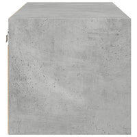 Thumbnail for Wandschrank mit Glastüren Betongrau 102x37x35 cm
