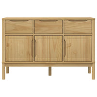 Thumbnail for Sideboard FLORO Wachsbraun 114x43x74 cm Massivholz Kiefer