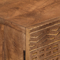 Thumbnail for Sideboard 55x30x76 cm Massivholz Mango und Eisen