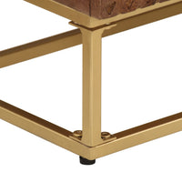 Thumbnail for Sideboard 55x30x76 cm Massivholz Mango und Eisen