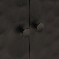 Thumbnail for Sideboard Schwarz 55x30x76 cm Massivholz Mango und Eisen