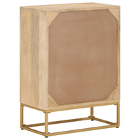 Thumbnail for Sideboard 55x30x76 cm Massivholz Mango und Eisen