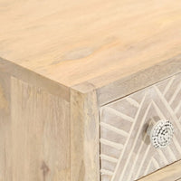 Thumbnail for Sideboard 55x30x76 cm Massivholz Mango und Eisen