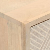 Thumbnail for Kommode 55x30x76 cm Massivholz Mango und Eisen