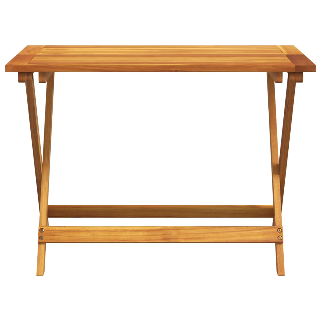 Gartentisch Klappbar 90x52,5x65 cm Massivholz Akazie