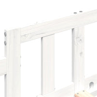 Thumbnail for Tagesbett ohne Matratze Weiß 90x200 cm Massivholz Kiefer