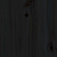 Thumbnail for Tagesbett Schwarz 90x190 cm Massivholz Kiefer