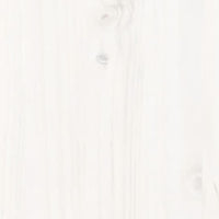 Thumbnail for Tagesbett ohne Matratze Weiß 80x200 cm Massivholz Kiefer