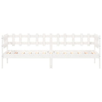 Thumbnail for Tagesbett ohne Matratze Weiß 90x200 cm Massivholz Kiefer