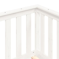 Thumbnail for Tagesbett ohne Matratze Weiß 90x200 cm Massivholz Kiefer