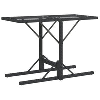 Thumbnail for 3-tlg. Bistro-Set mit Kissen Schwarz Poly Rattan