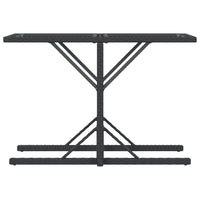 Thumbnail for 3-tlg. Bistro-Set mit Kissen Schwarz Poly Rattan
